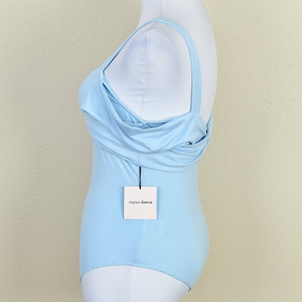 Superdown Evie Off Shoulder Bodysuit NEW - S - Picture 6 of 11